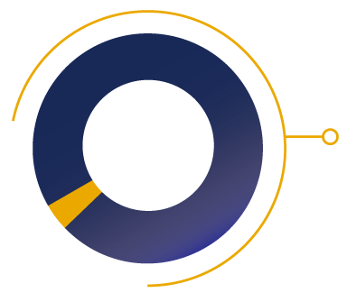 Circular container decorative background